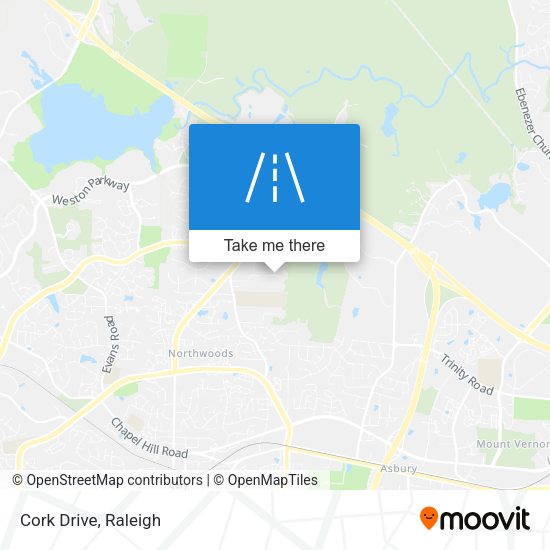 Mapa de Cork Drive