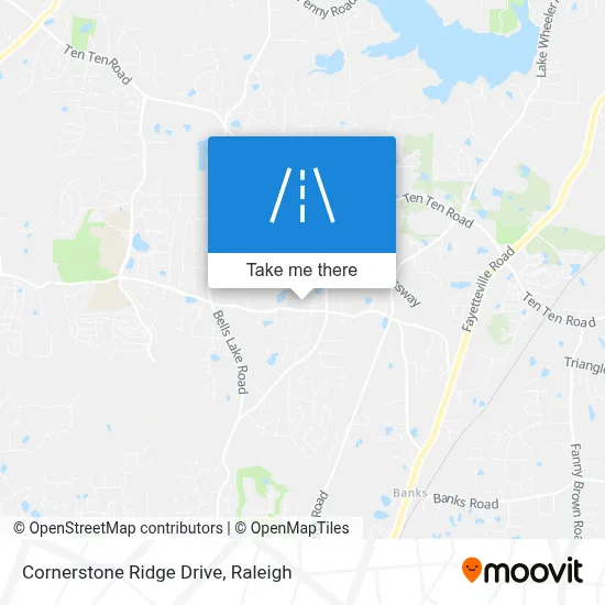 Cornerstone Ridge Drive map