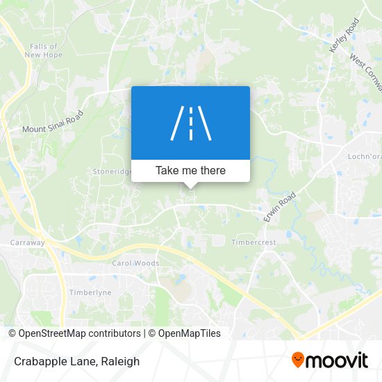 Mapa de Crabapple Lane