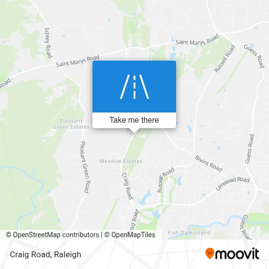 Craig Road map