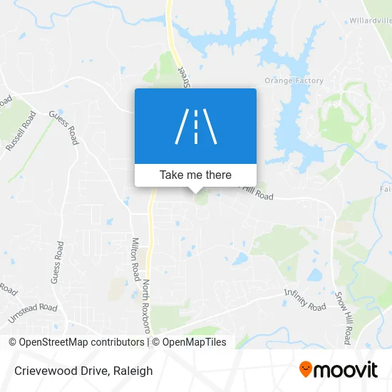 Crievewood Drive map