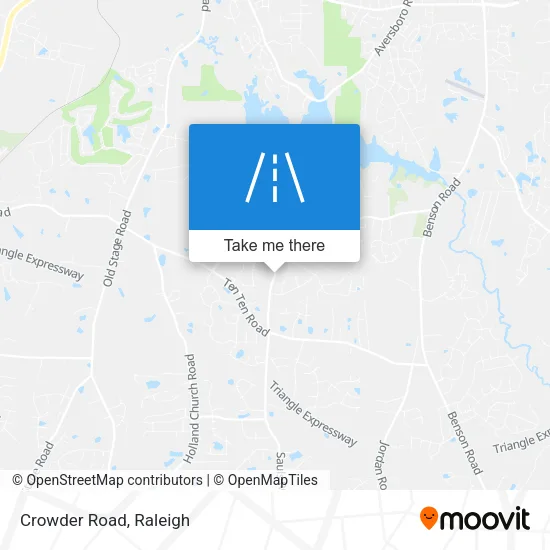 Crowder Road map