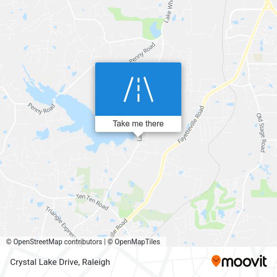 Crystal Lake Drive map