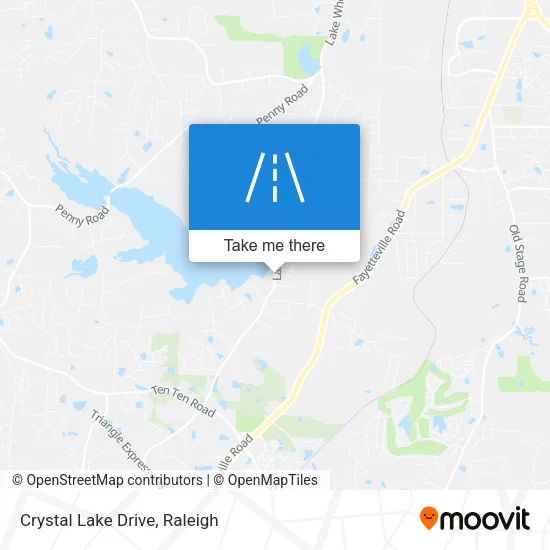 Crystal Lake Drive map