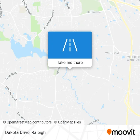 Dakota Drive map