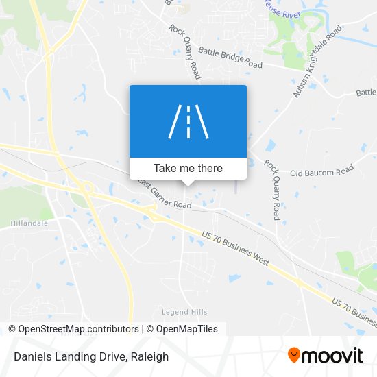 Daniels Landing Drive map