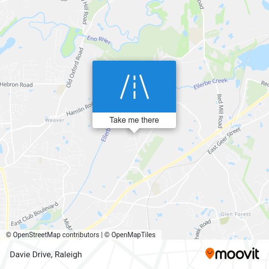 Davie Drive map