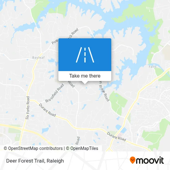 Deer Forest Trail map