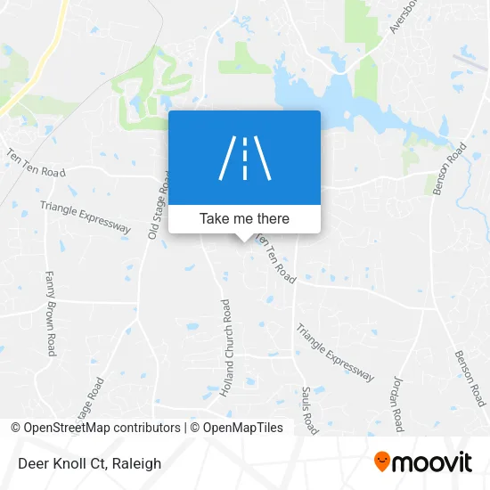 Deer Knoll Ct map