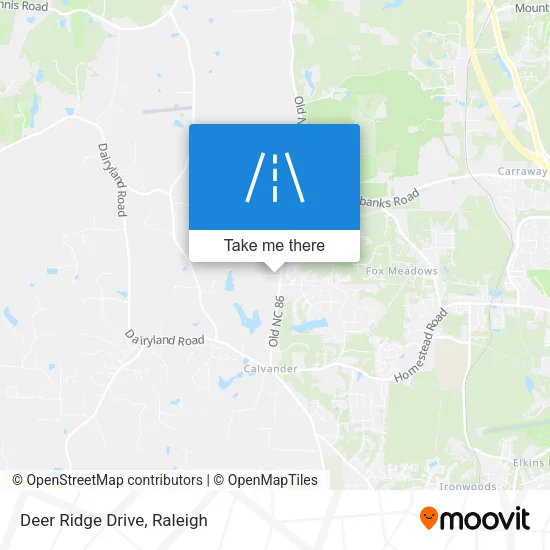 Deer Ridge Drive map