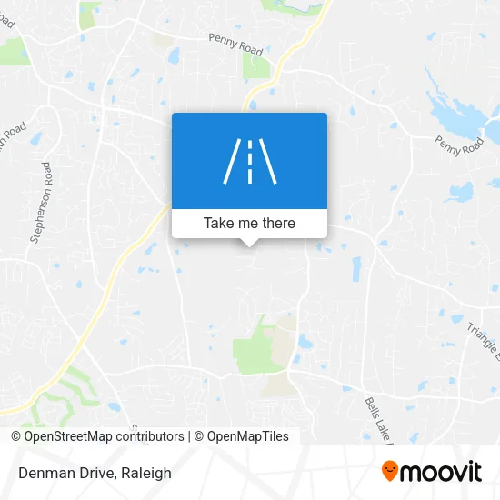 Denman Drive map