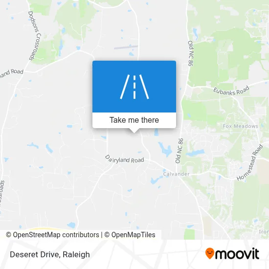 Deseret Drive map
