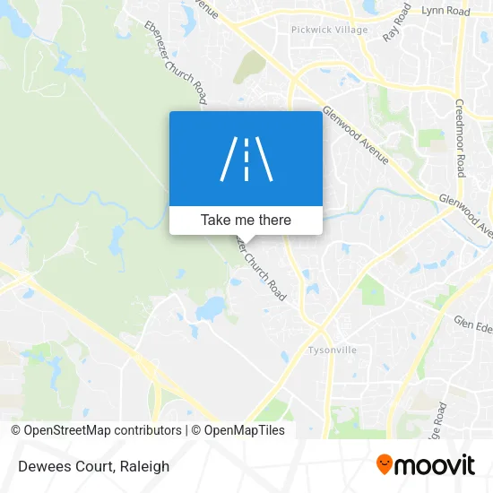 Dewees Court map