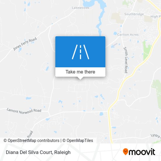 Diana Del Silva Court map