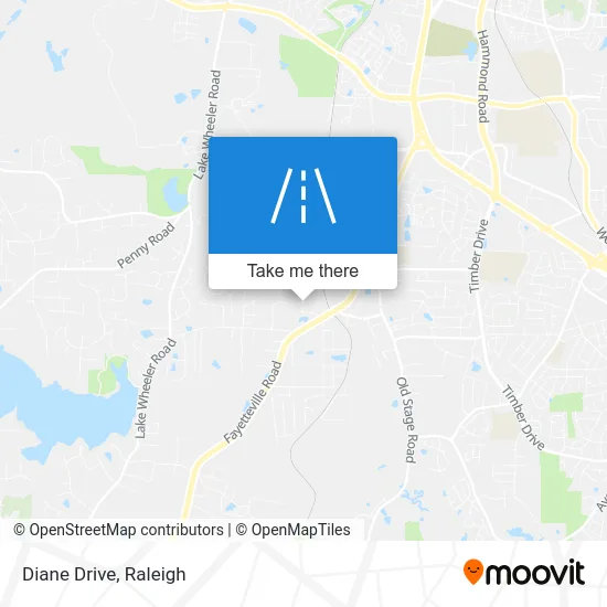 Diane Drive map