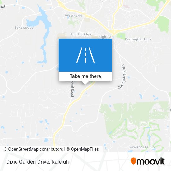 Dixie Garden Drive map