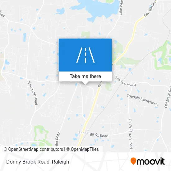 Donny Brook Road map