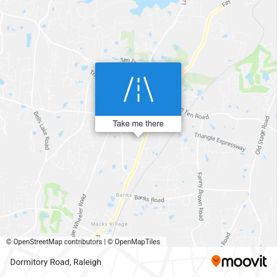 Dormitory Road map