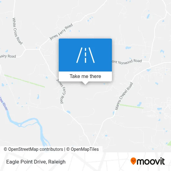 Eagle Point Drive map