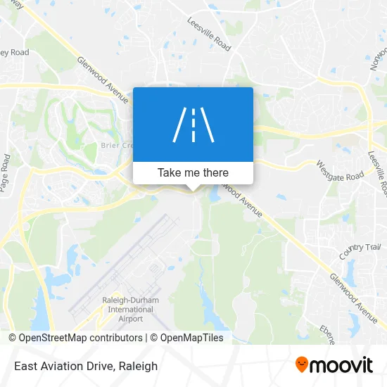East Aviation Drive map