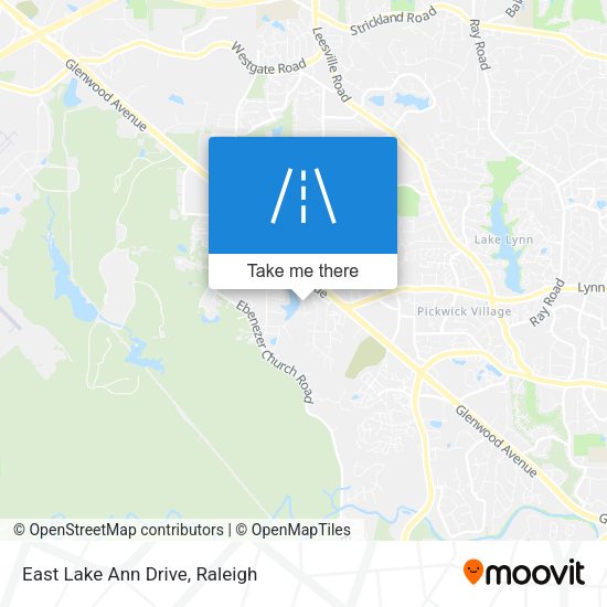 Mapa de East Lake Ann Drive