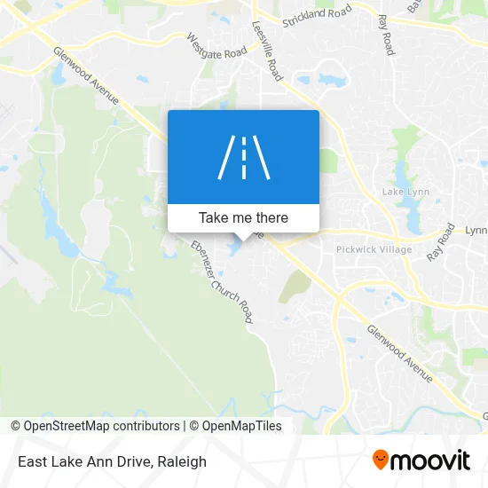 East Lake Ann Drive map
