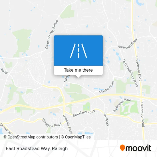East Roadstead Way map