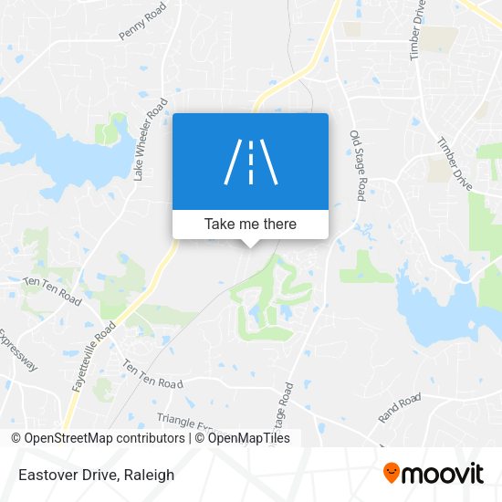Mapa de Eastover Drive