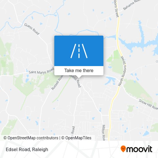 Mapa de Edsel Road