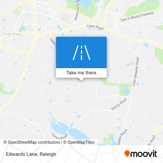 Mapa de Edwards Lane