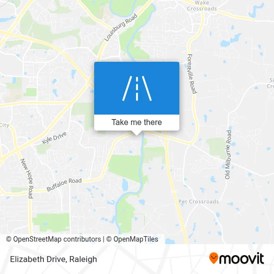 Elizabeth Drive map