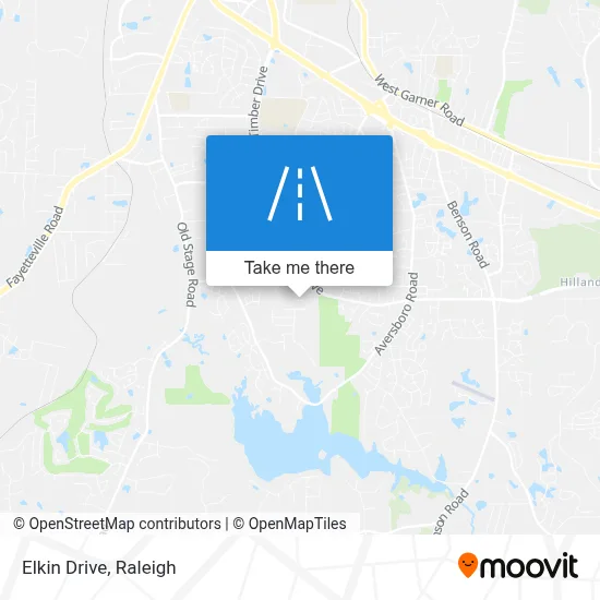 Elkin Drive map