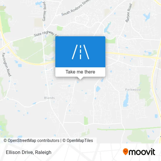 Ellison Drive map