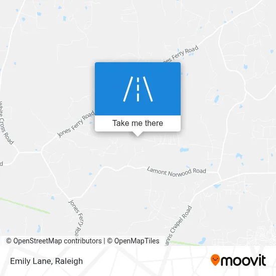 Emily Lane map