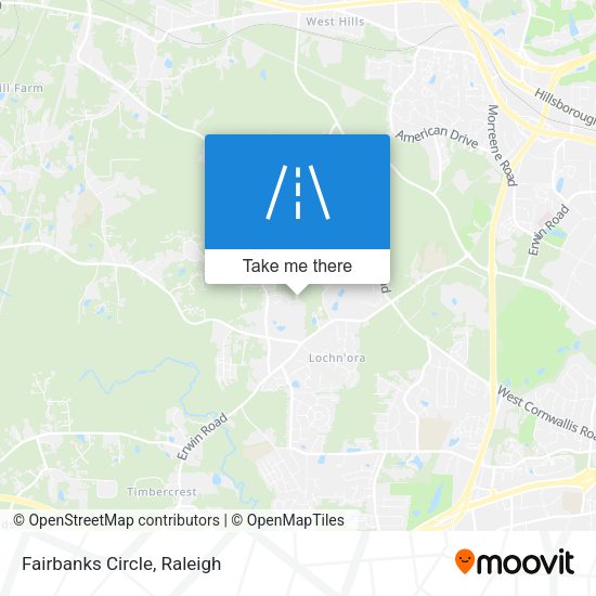 Mapa de Fairbanks Circle