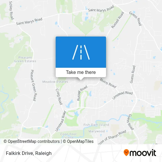 Falkirk Drive map