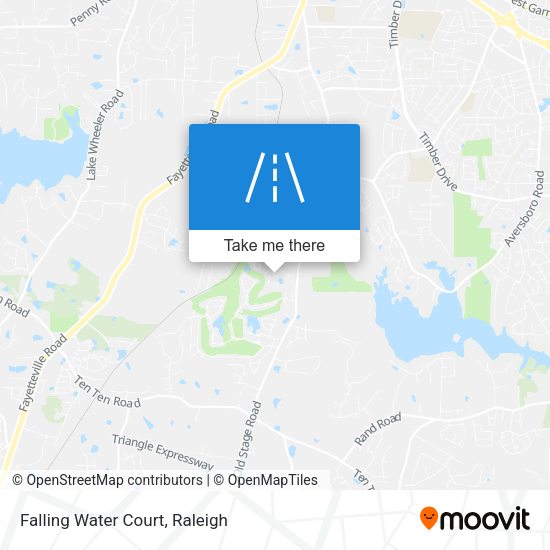 Mapa de Falling Water Court