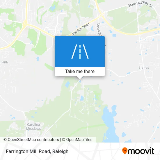 Farrington Mill Road map