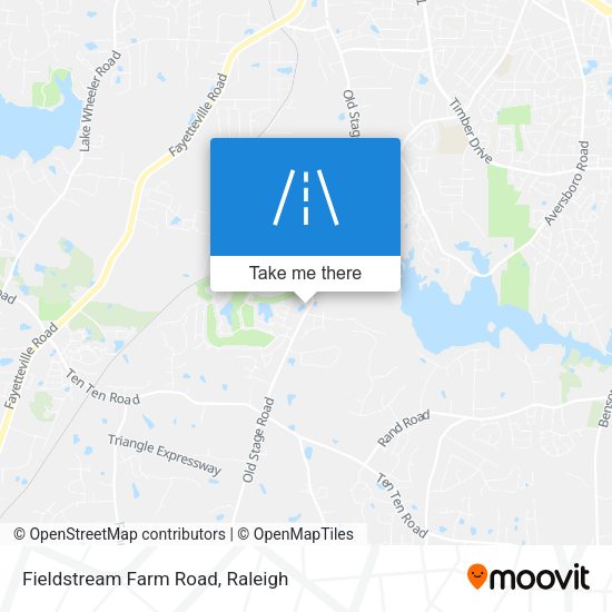 Fieldstream Farm Road map
