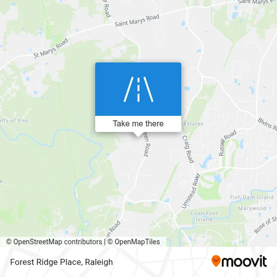 Forest Ridge Place map
