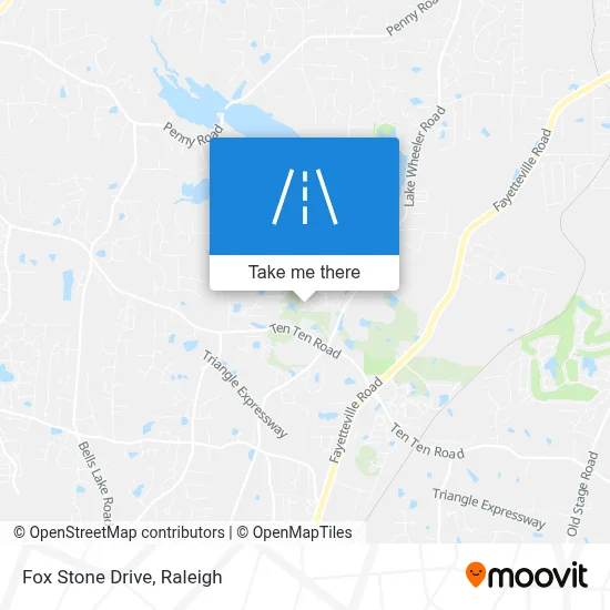 Fox Stone Drive map