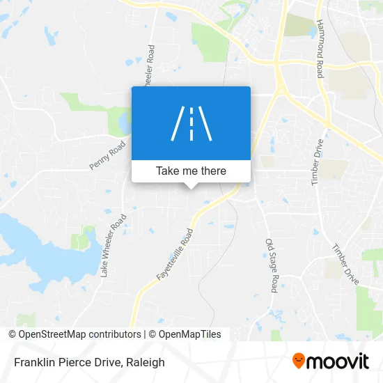 Franklin Pierce Drive map