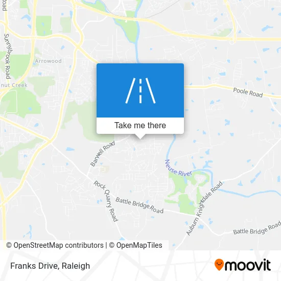 Franks Drive map