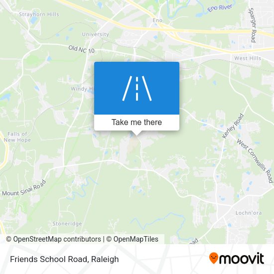 Mapa de Friends School Road