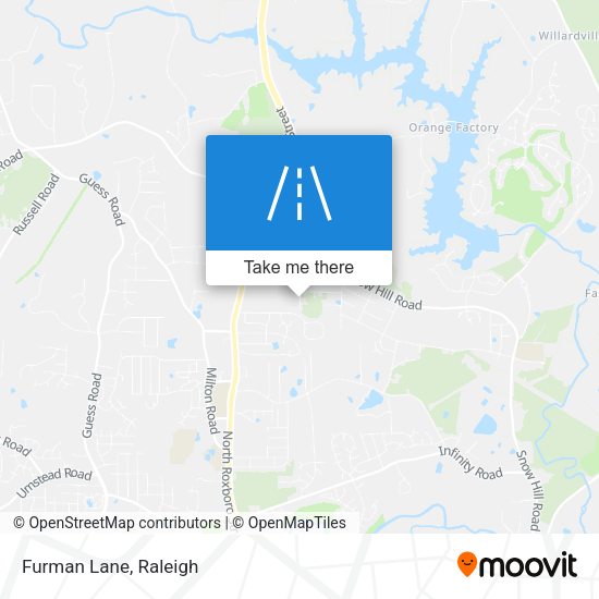 Mapa de Furman Lane