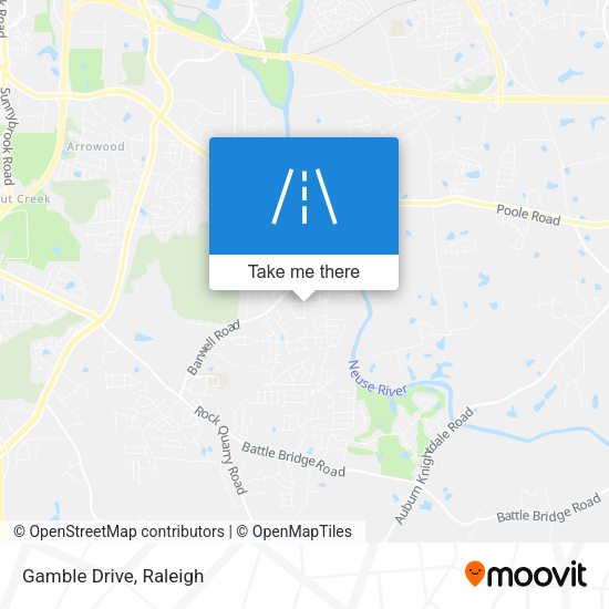 Mapa de Gamble Drive