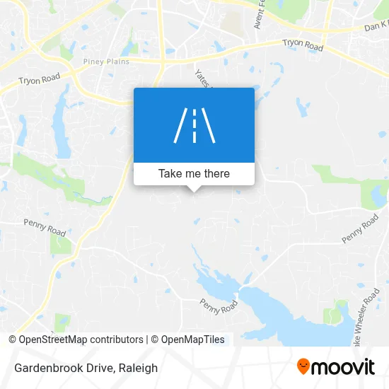 Gardenbrook Drive map