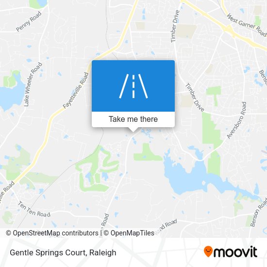 Gentle Springs Court map