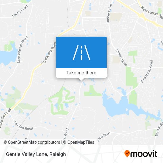 Mapa de Gentle Valley Lane