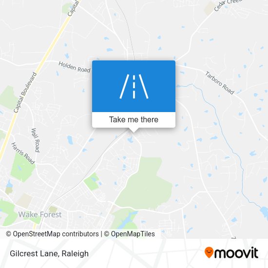 Mapa de Gilcrest Lane